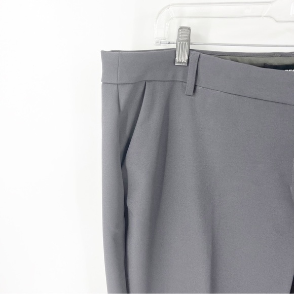 ✅ EXPRESS SUPER SOFT TWILL GREY BOOT LOW RISE TROUSERS SIZE 18 REGULAR - Picture 3 of 9